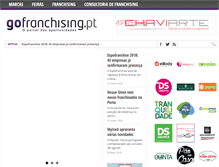 Tablet Screenshot of gofranchising.pt